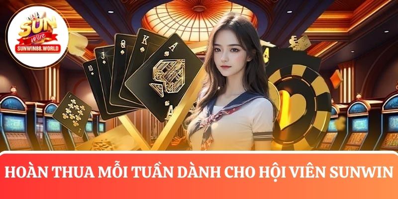 Hoàn thua tuần cho hội viên tham gia tại cổng game