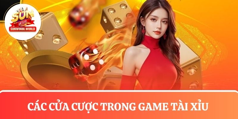 Tìm hiểu các cửa đặt cược trong game tài xỉu online