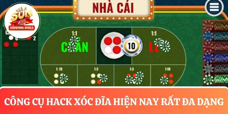 Tool xóc đĩa hiện nay rất đa dạng